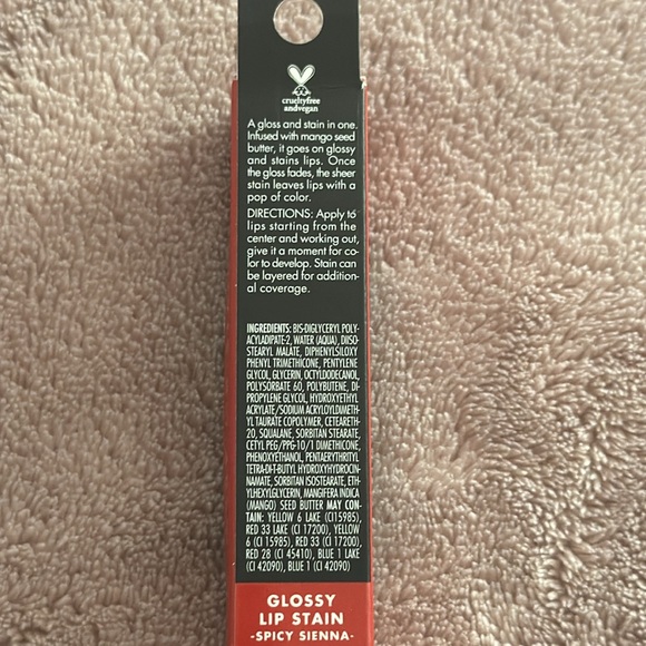 NWT e.l.f. Glossy Lip Stain Spicy Sienna - Picture 3 of 7